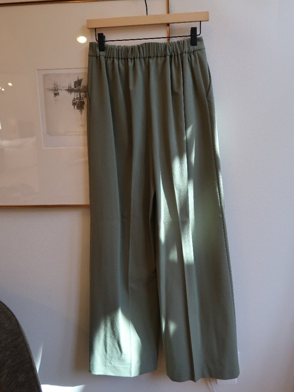Nordstrom Wide-Leg Work Trousers - Picture 3 of 3